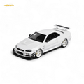 404ERROR Nissan Skyline GT-R R34 Customized White 1:64