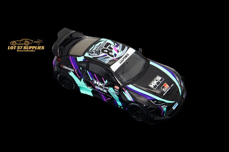 Fuji Toyota GR86 Rocket Bunny Pandem HKS Livery 1:64