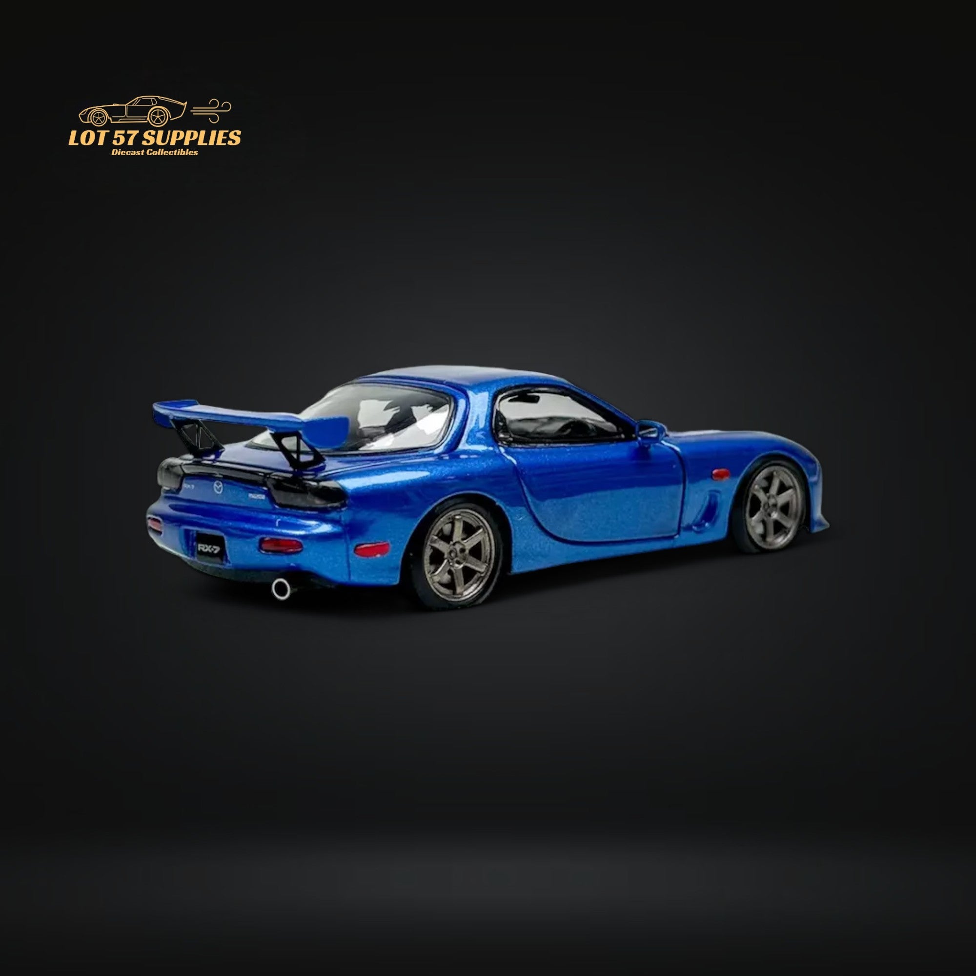 PGM Mazda RX-7 FD3S Metallic Blue 1:64