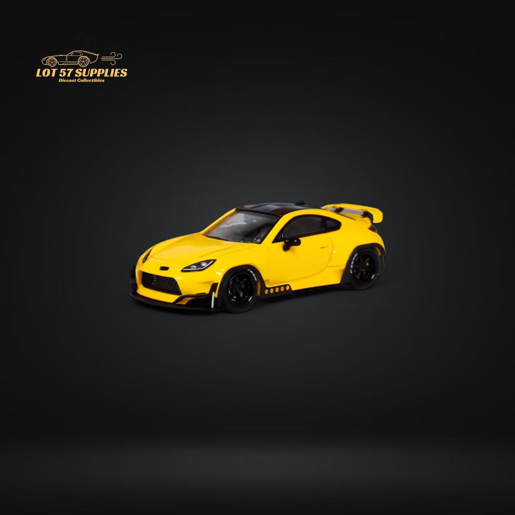 Fuji Toyota GR86 Pandem 2nd Gen Yellow 1:64