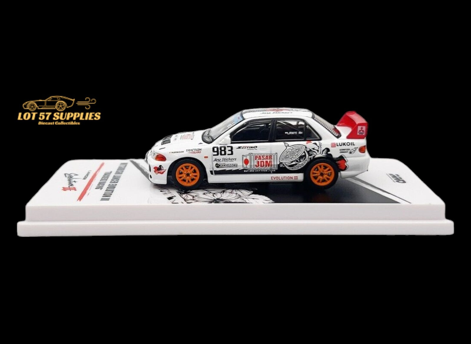 INNO64 Mitsubishi Lancer Evo III Trackerz Racing 1:64