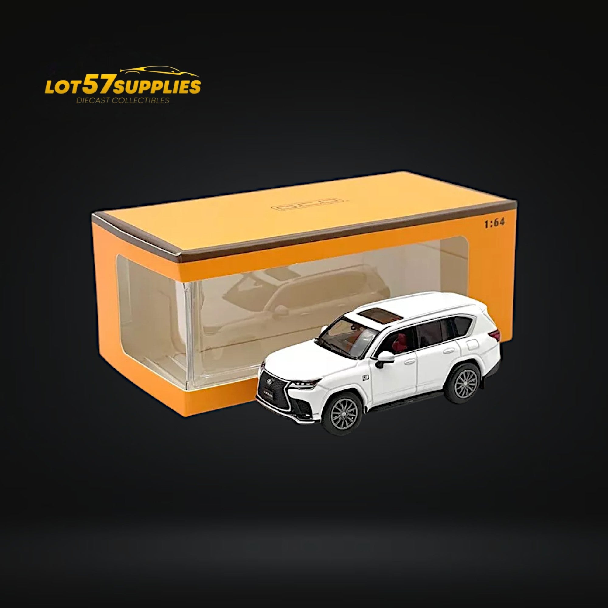 GCD Lexus LX600 Sport White 1:64