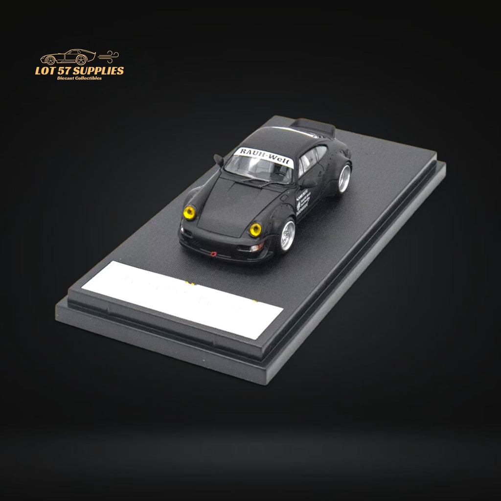 Mini Station Porsche RWB 964 Samurai Black 1:64