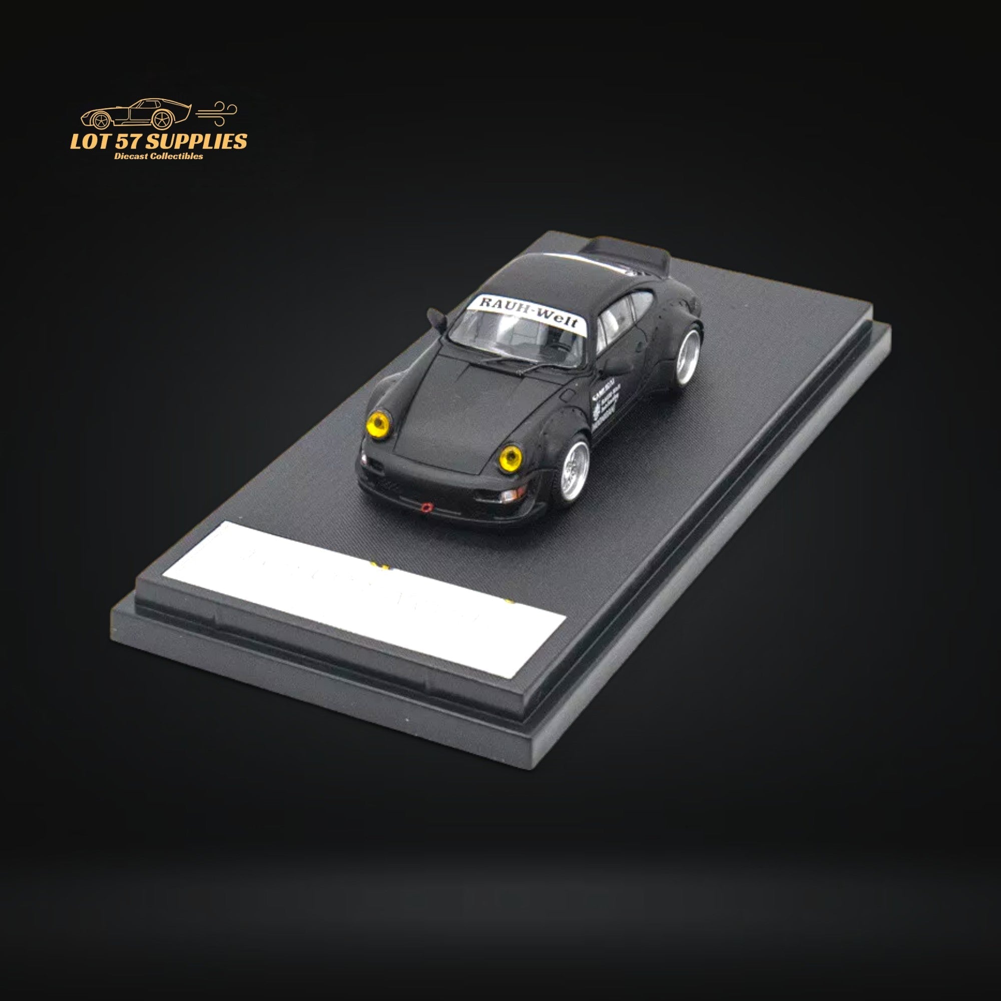 Mini Station Porsche RWB 964 Samurai Black 1:64