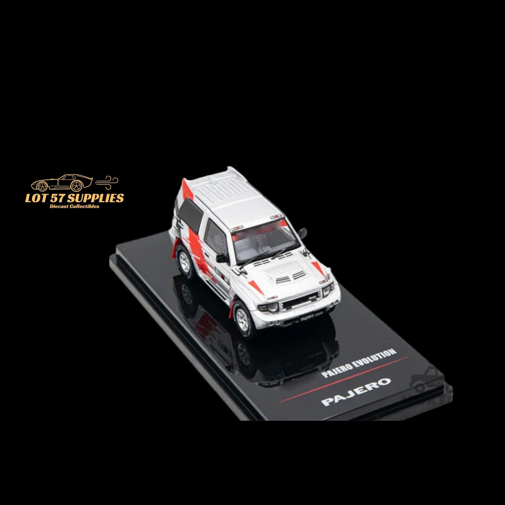INNO64 Mitsubishi Pajero Evolution Ralliart Silver 1:64