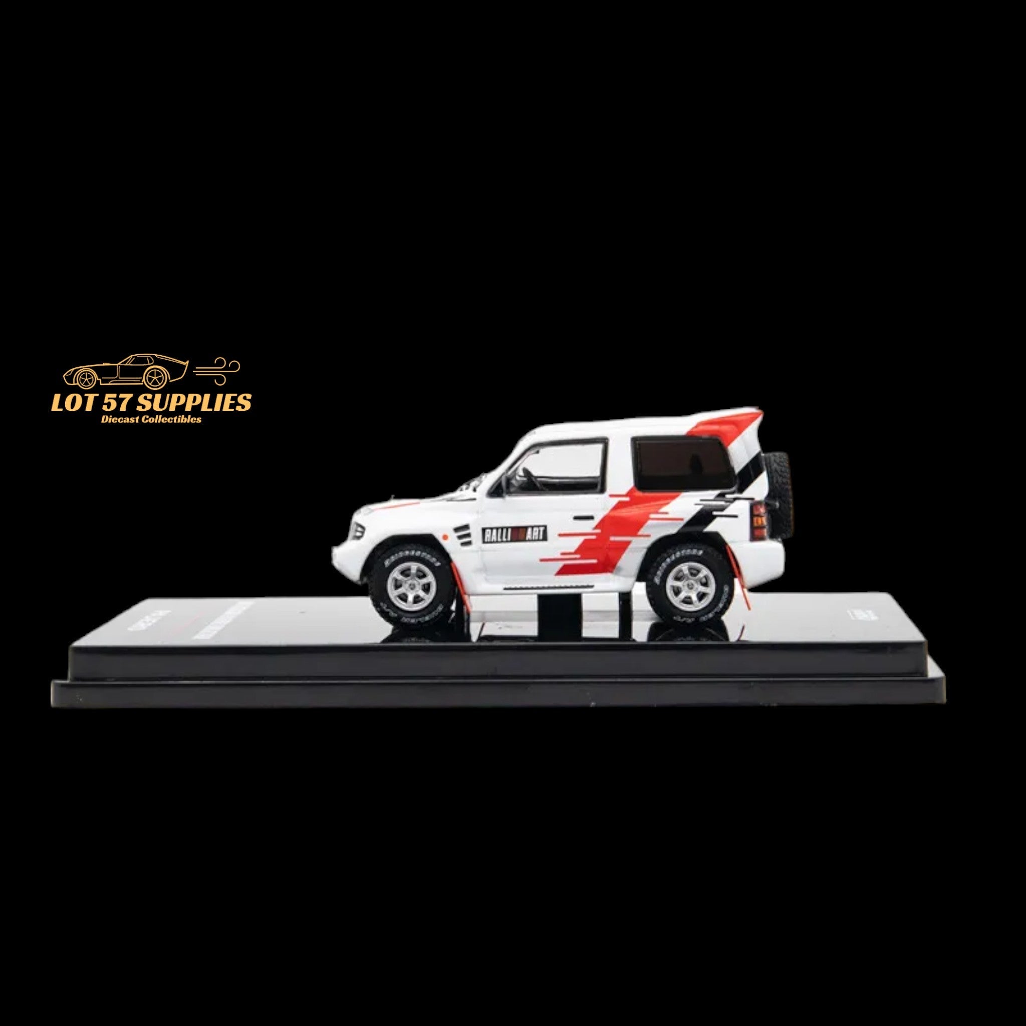 INNO64 Mitsubishi Pajero Evolution Ralliart White 1:64