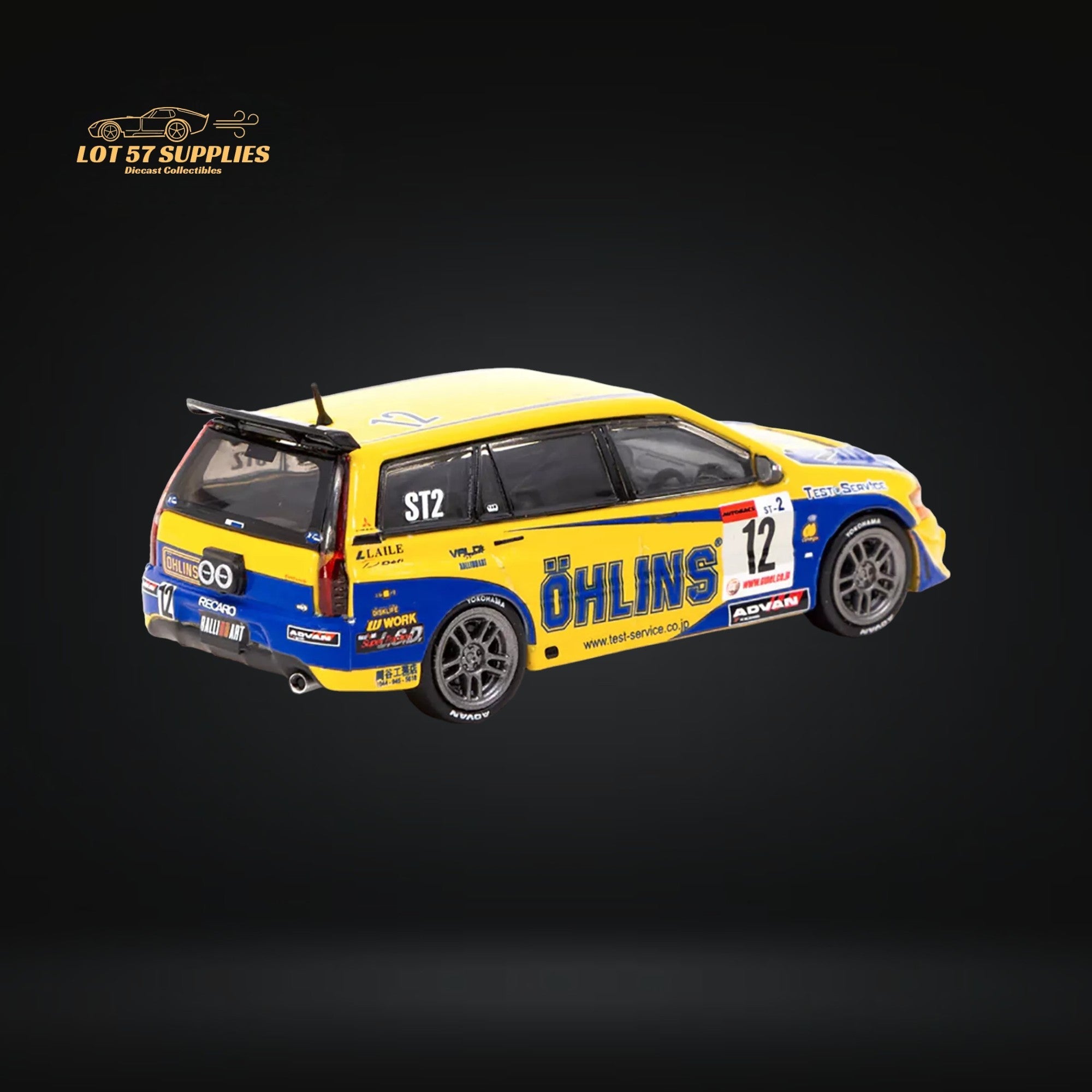 Tarmac Works Mitsubishi Lancer Evolution Wagon Ohlins 1:64