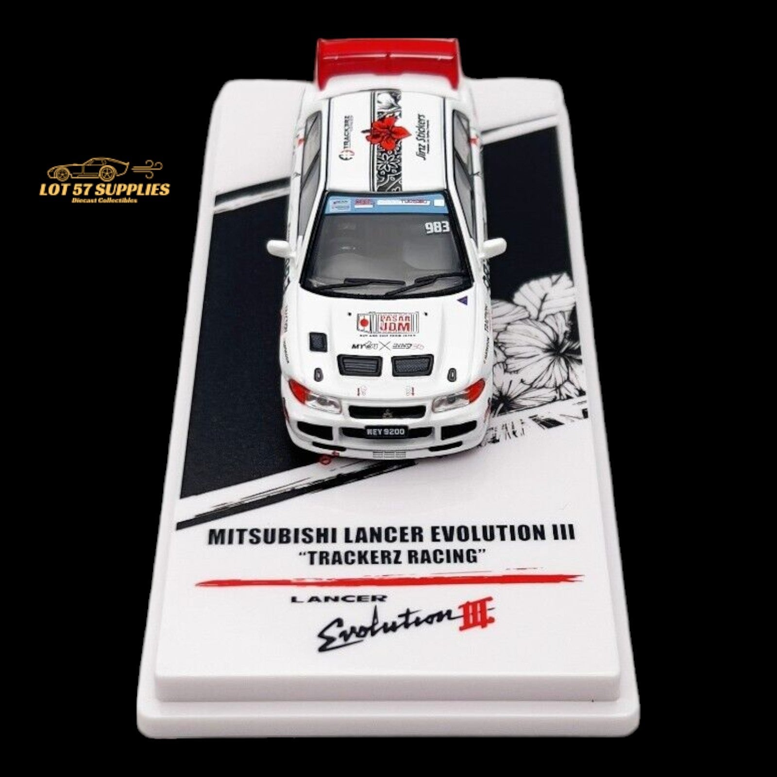 INNO64 Mitsubishi Lancer Evo III Trackerz Racing 1:64