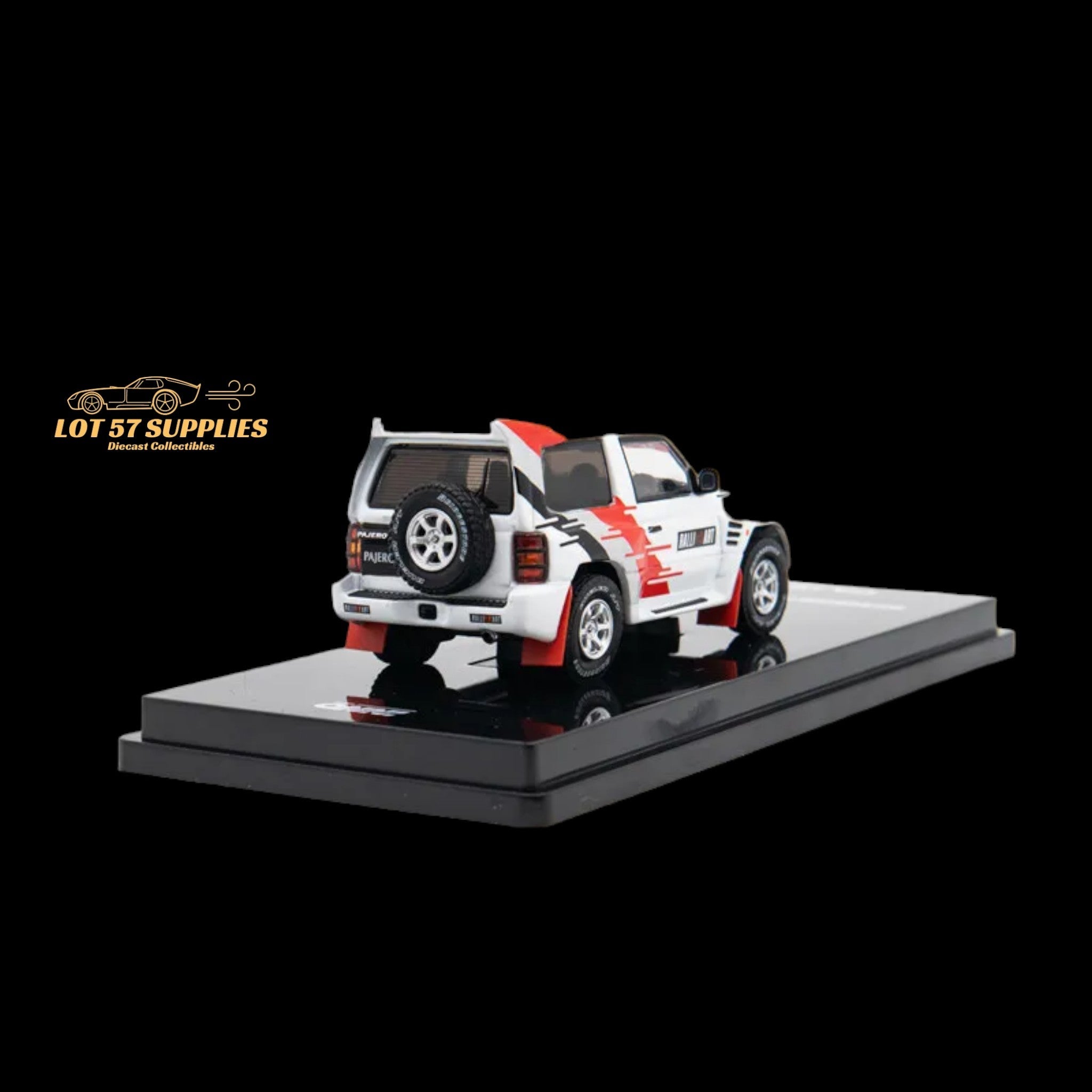 INNO64 Mitsubishi Pajero Evolution Ralliart White 1:64
