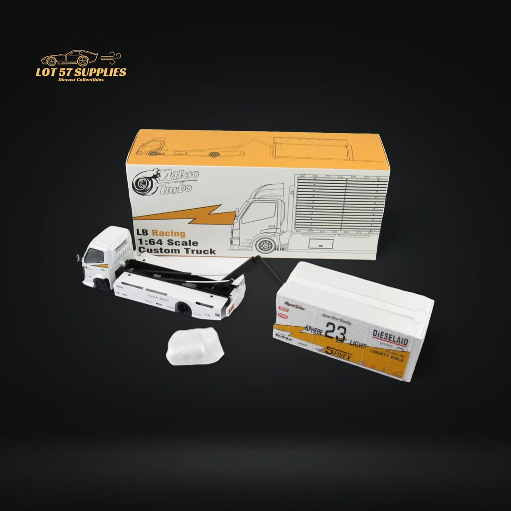 MicroTurbo Hino 300 LBWK Silhouette Lighting #23 1:64