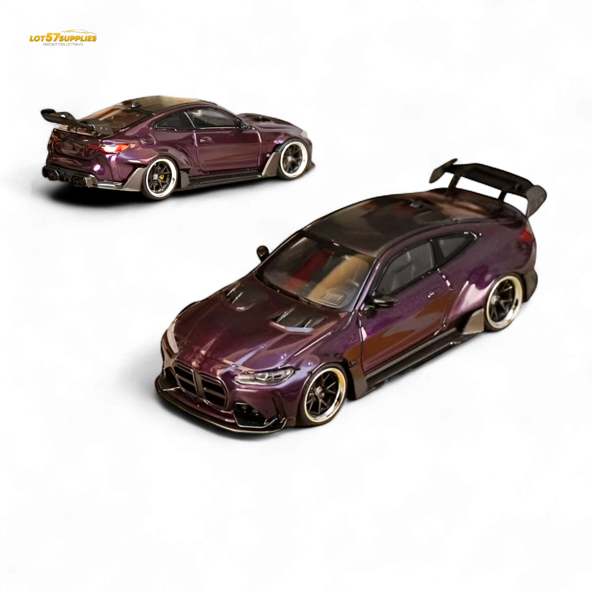 Street Weapon BMW M4 G82 Widebody Dark Purple 1:64