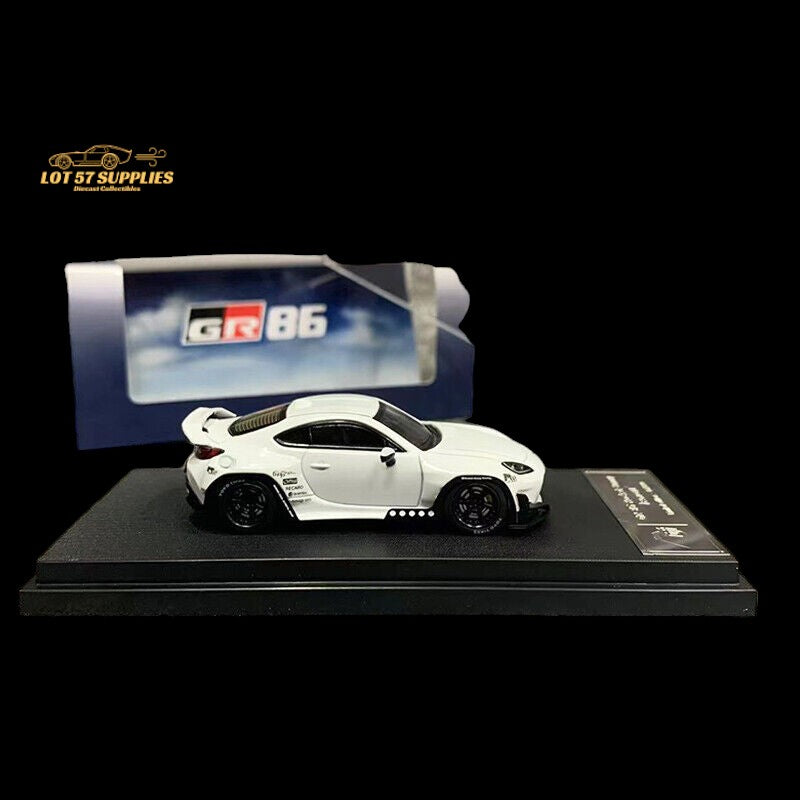 Fuji Toyota GR86 Rocket Bunny Pandem White 1:64