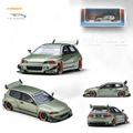 YM Model Honda Civic Pandem EG4 K20 Modified Bronze Green 1:64