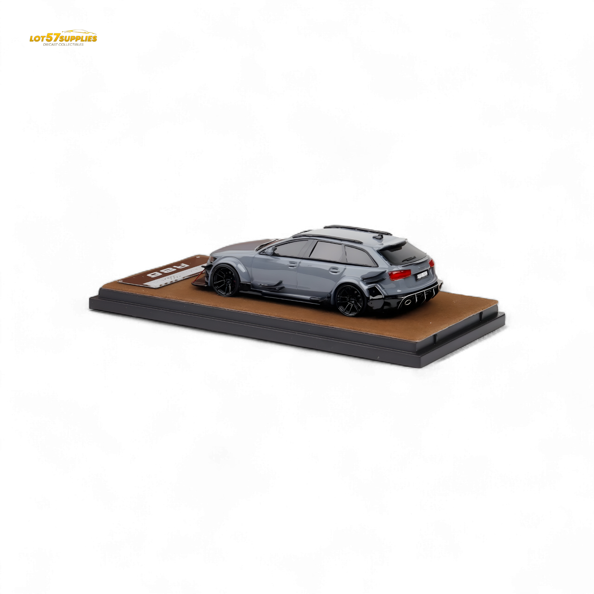Qidian Model Audi RS6 Avant C7 Cement Grey 1:64
