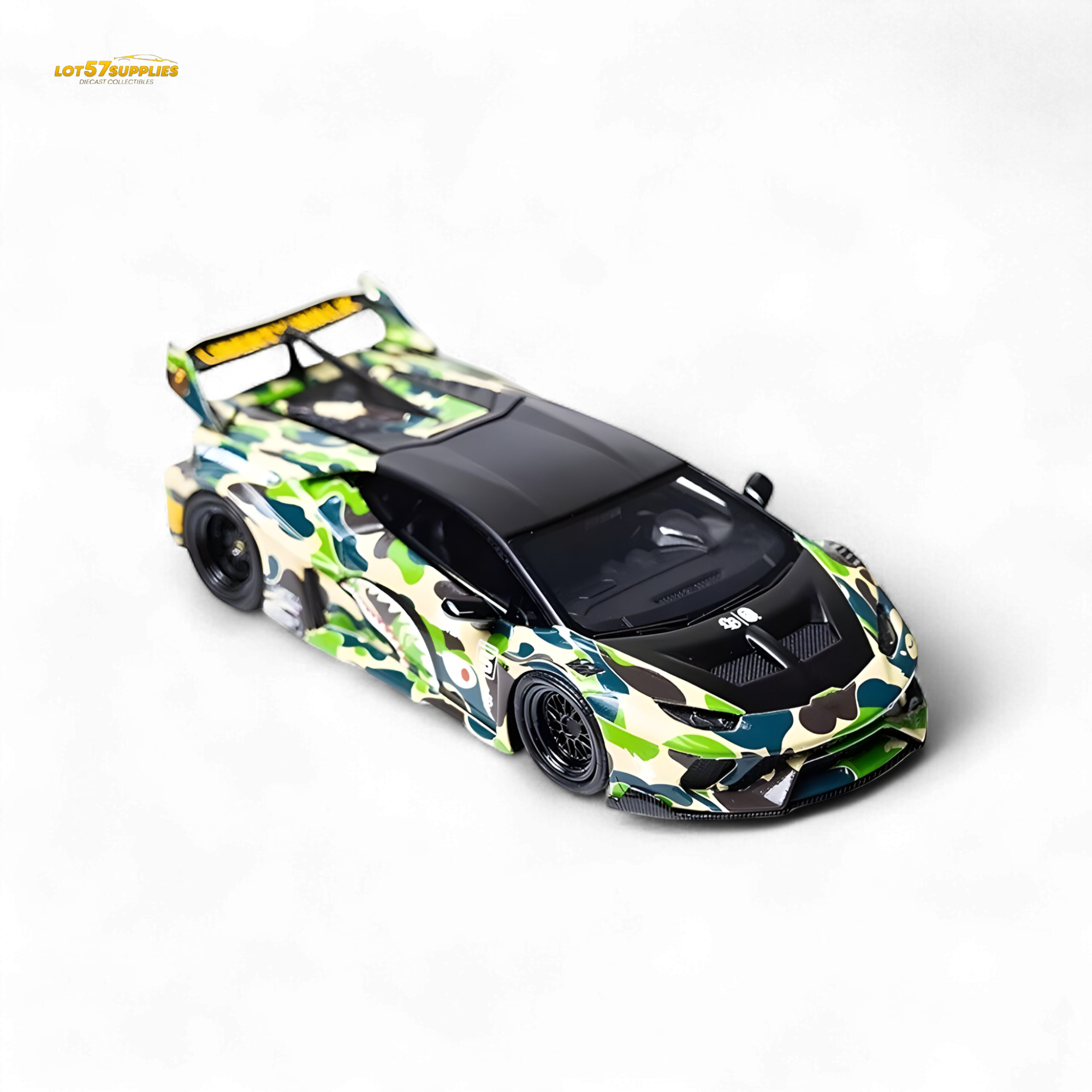 Flame Lamborghini Huracan LP610-4 LWBK WideBody Camouflage 1:64