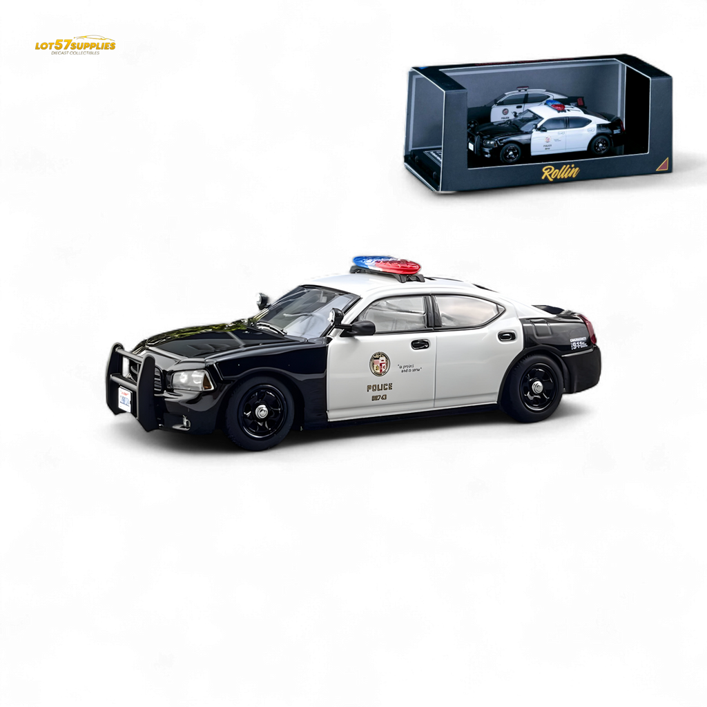 Rollin Dodge Charger 06 LAPD 1:64
