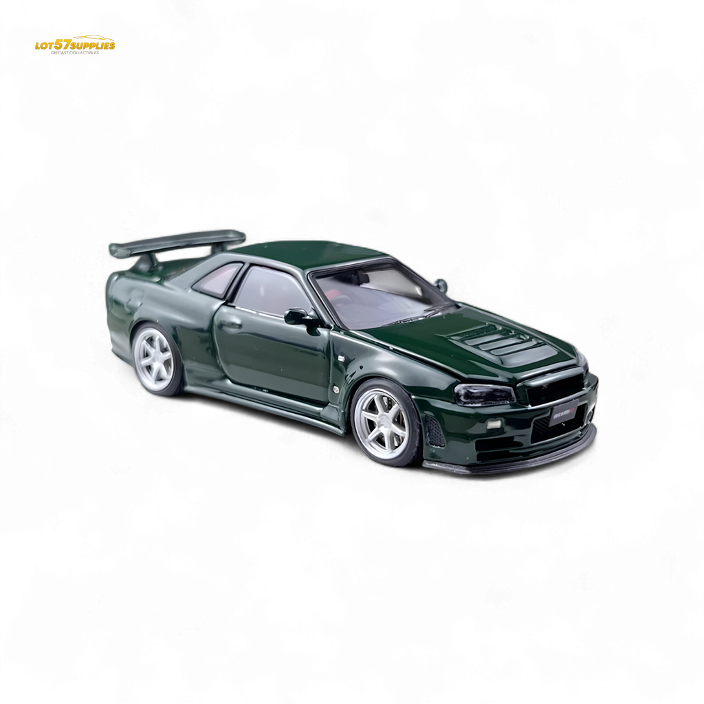 PGM Nissan GTR R34 Z-TUNE British Green 1:64