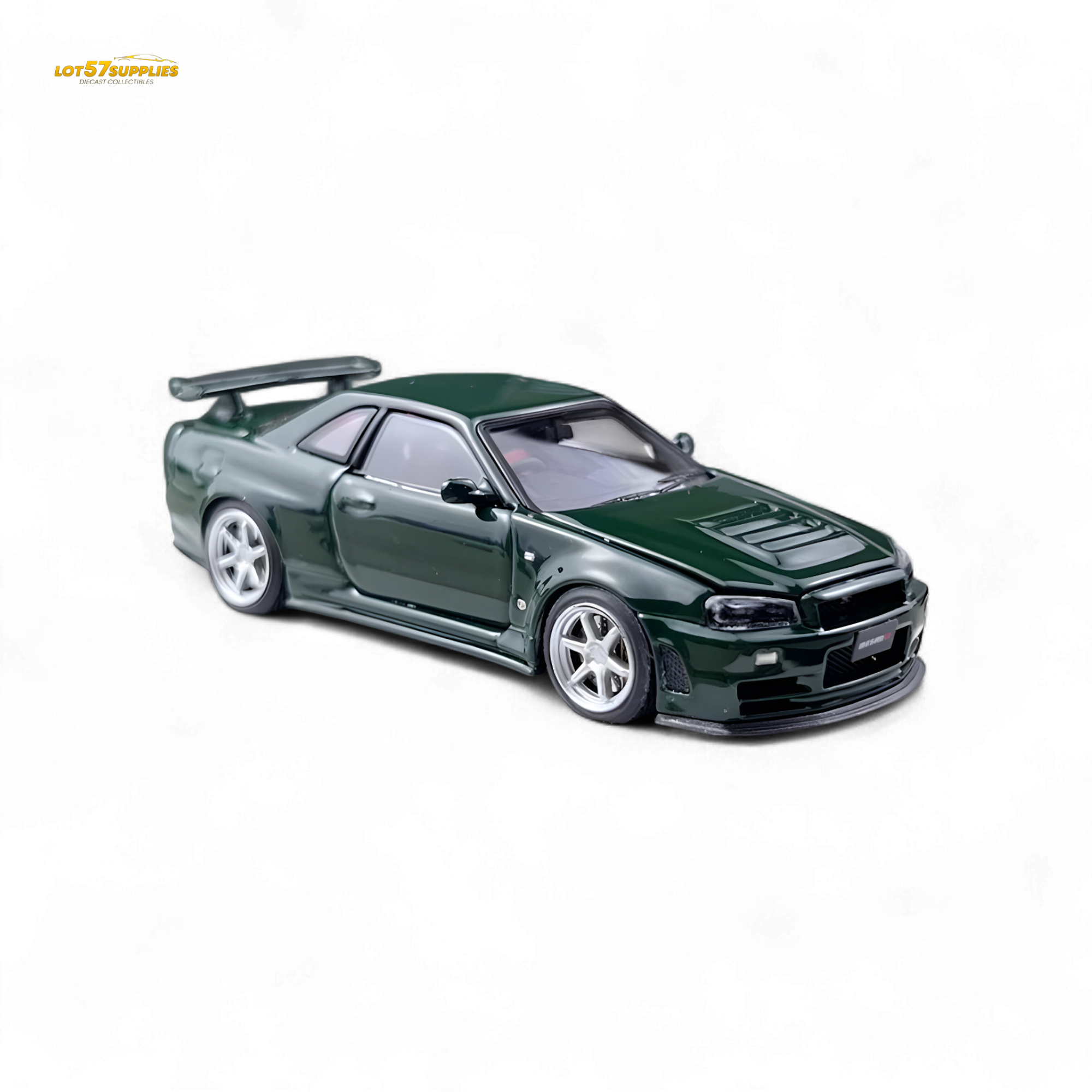 PGM Nissan GTR R34 Z-TUNE British Green 1:64