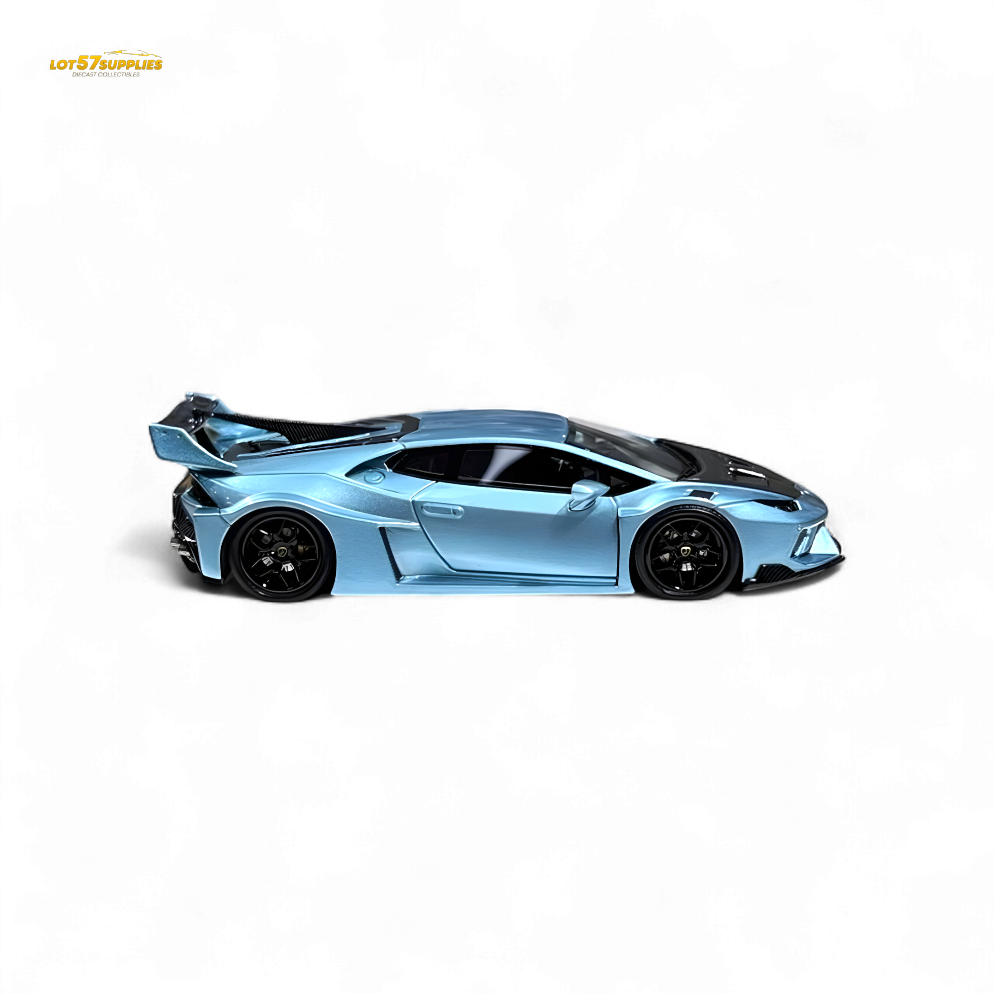 Flame Lamborghini Huracan LP610-4 ICE BLUE 1:64
