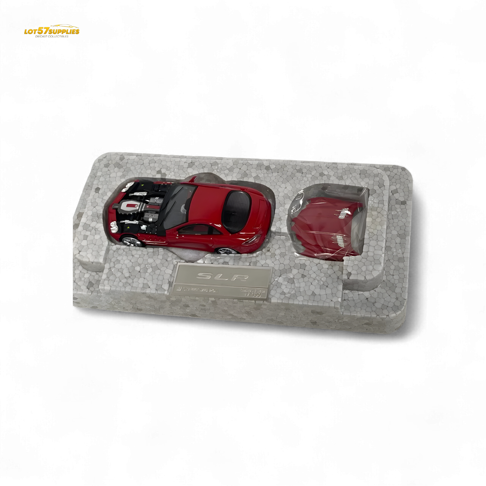 Street Weapon Mercedes-Benz McLaren SLR Red 1:64