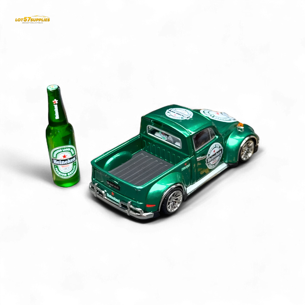 Liberty64 VW Beetle Pickup Heineken Livery 1:64
