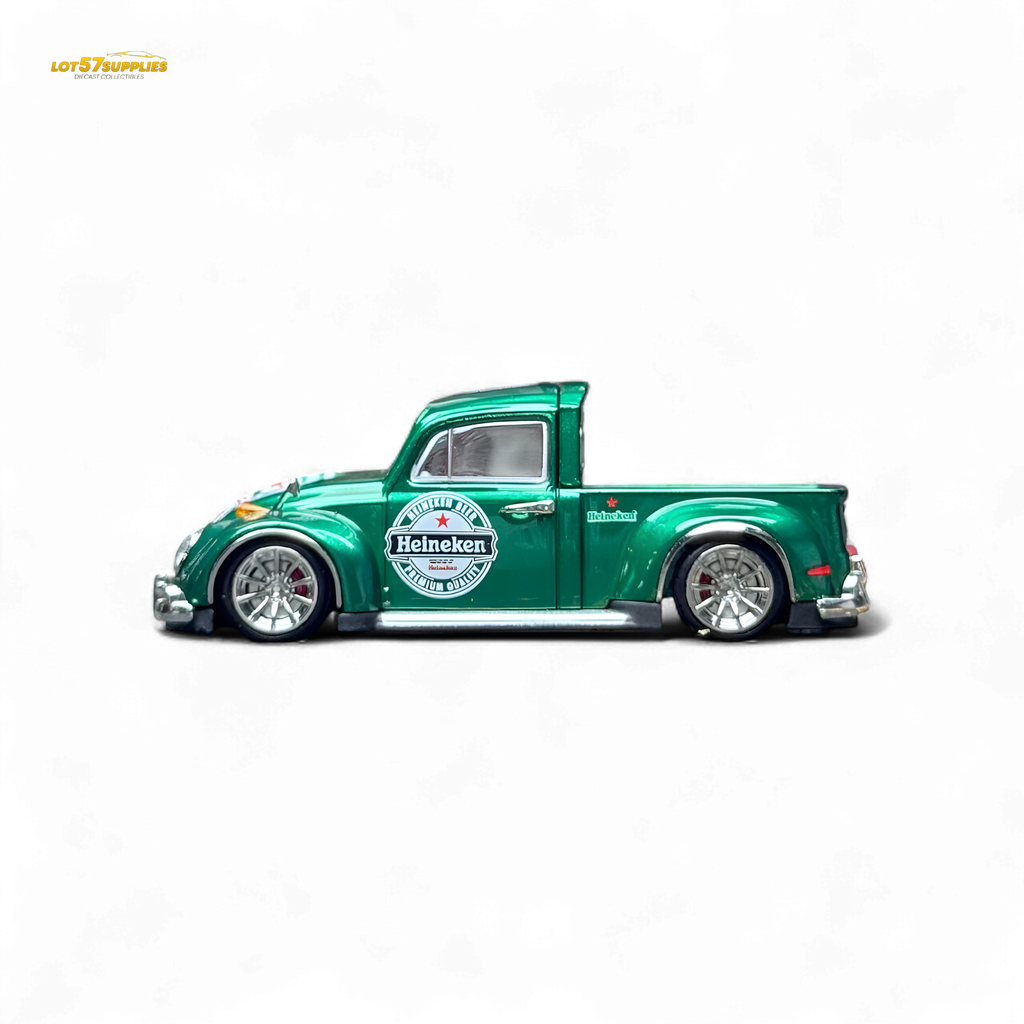 Liberty64 VW Beetle Pickup Heineken Livery 1:64