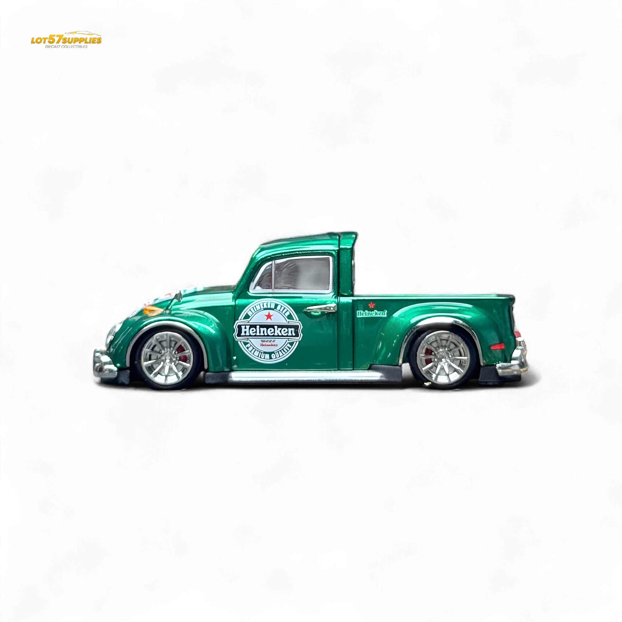 Liberty64 VW Beetle Pickup Heineken Livery 1:64