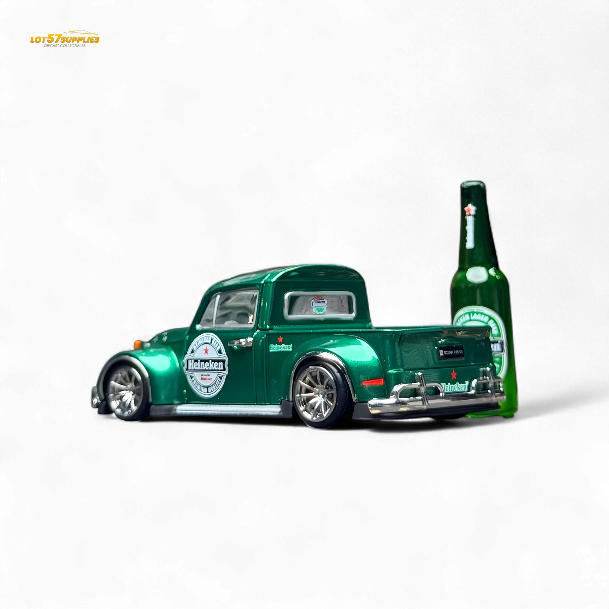 Liberty64 VW Beetle Pickup Heineken Livery 1:64