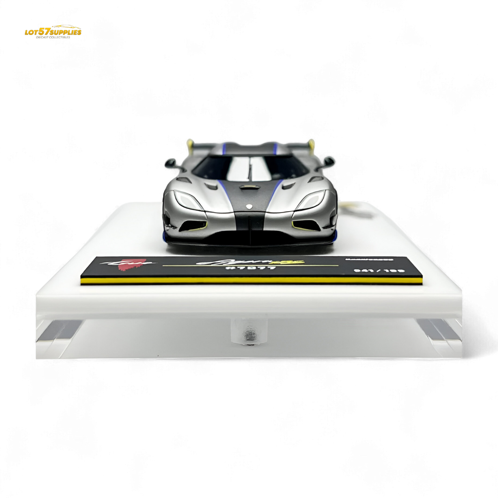Guo Ji Agera RS Matte Silver Gray 1:64
