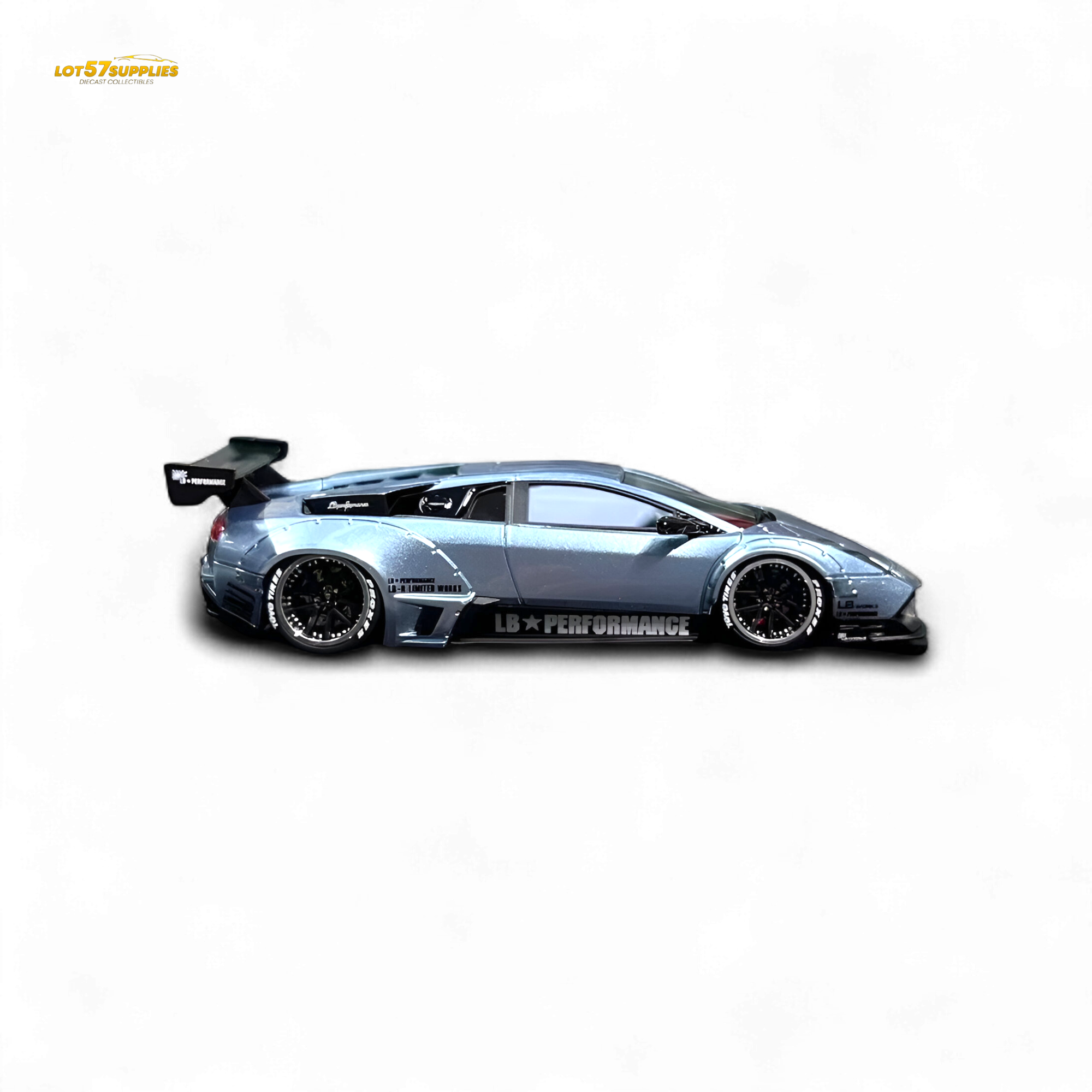 404ERROR Lamborghini Murcielago LBWK Ice Blue 1:64