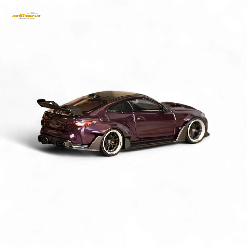 Street Weapon BMW M4 G82 Widebody Dark Purple 1:64