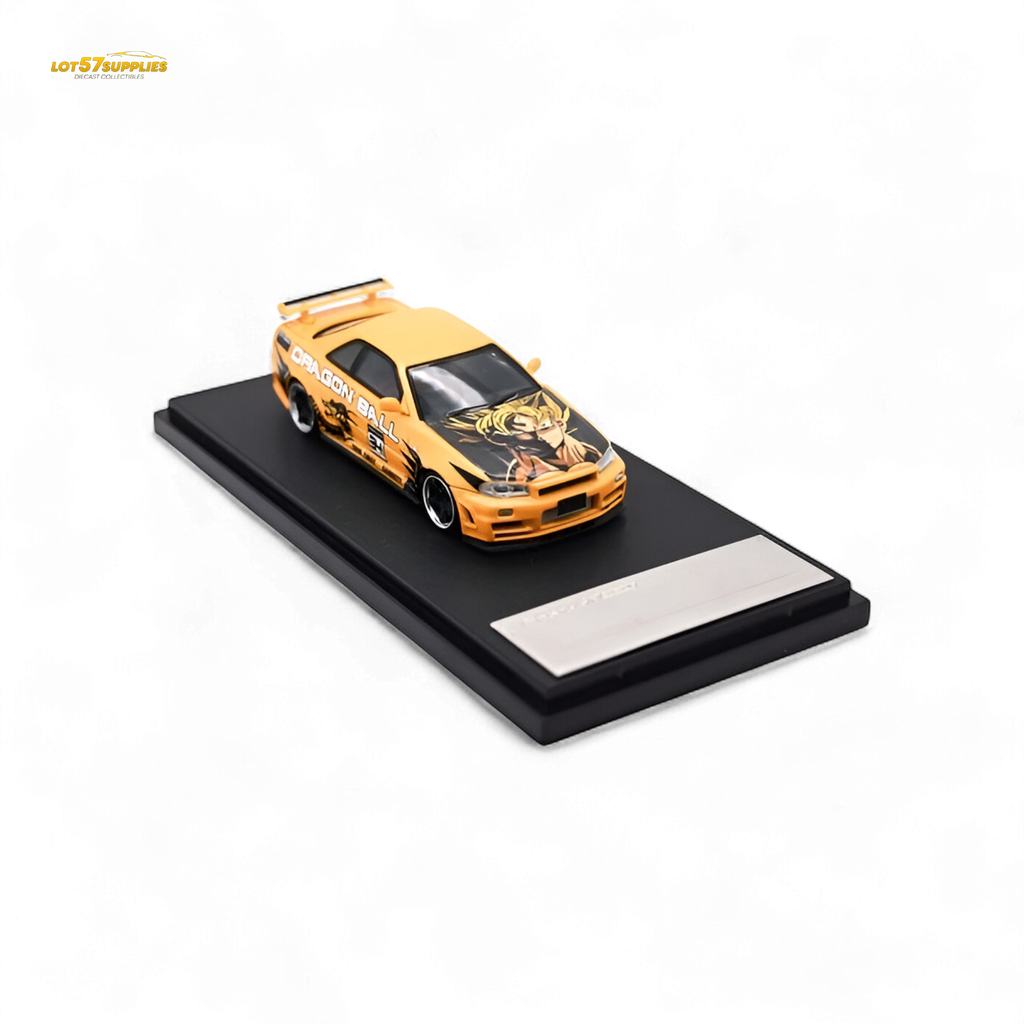 Fast Speed Skyline R34 GT-R Orange Dragon Z 1:64