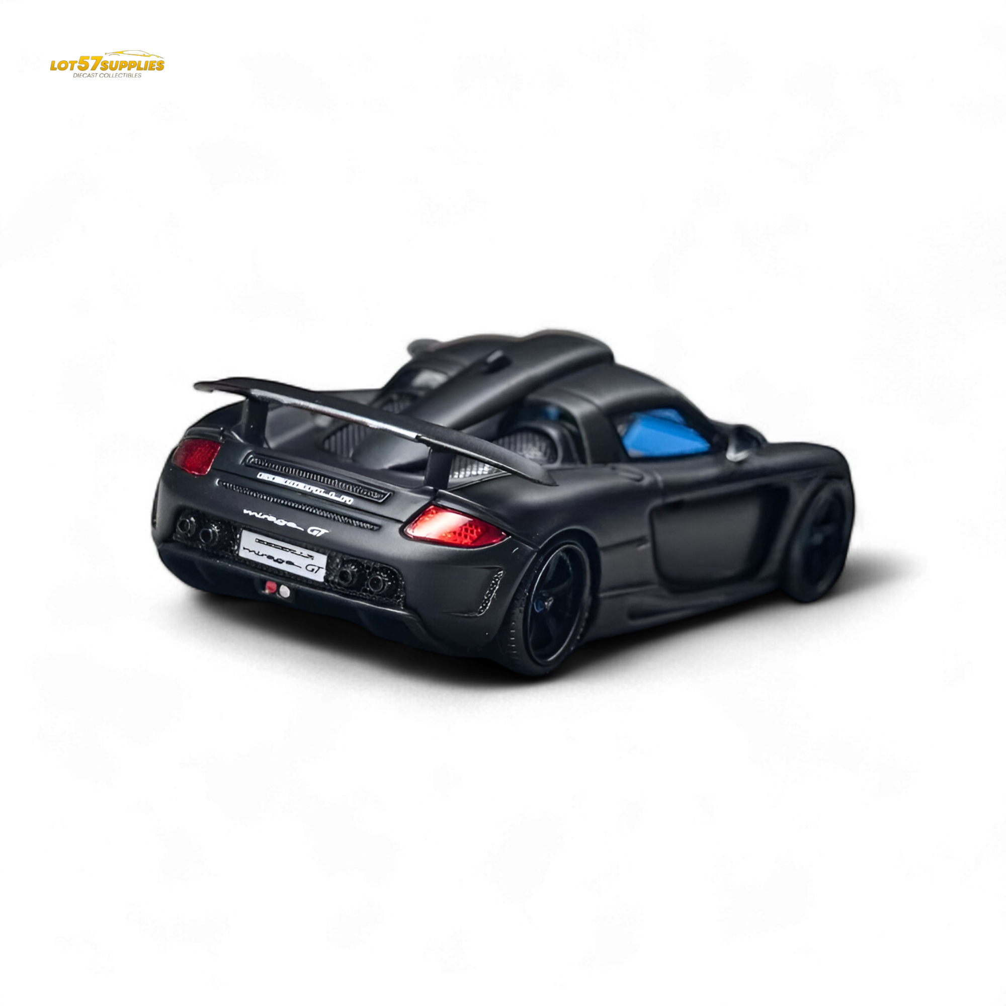 The Laboratory X Gemballa Mirage GT MATTE BLACK 1:64 Resin