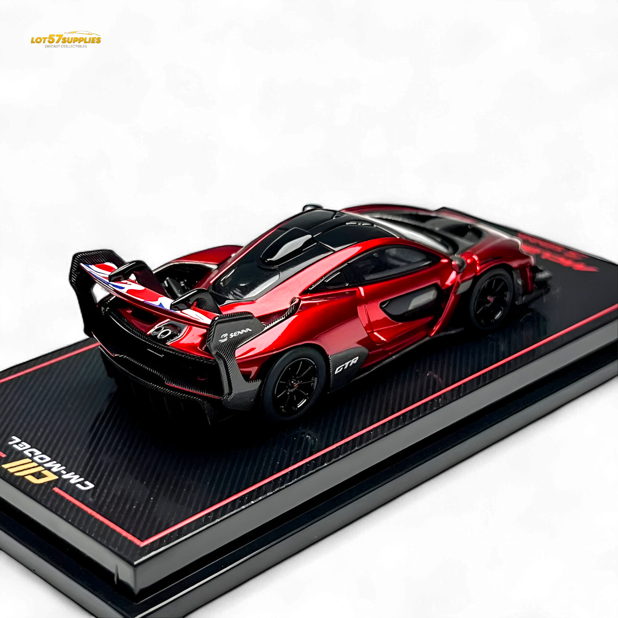 CM Model McLaren Senna GTR Metallic Red 1:64
