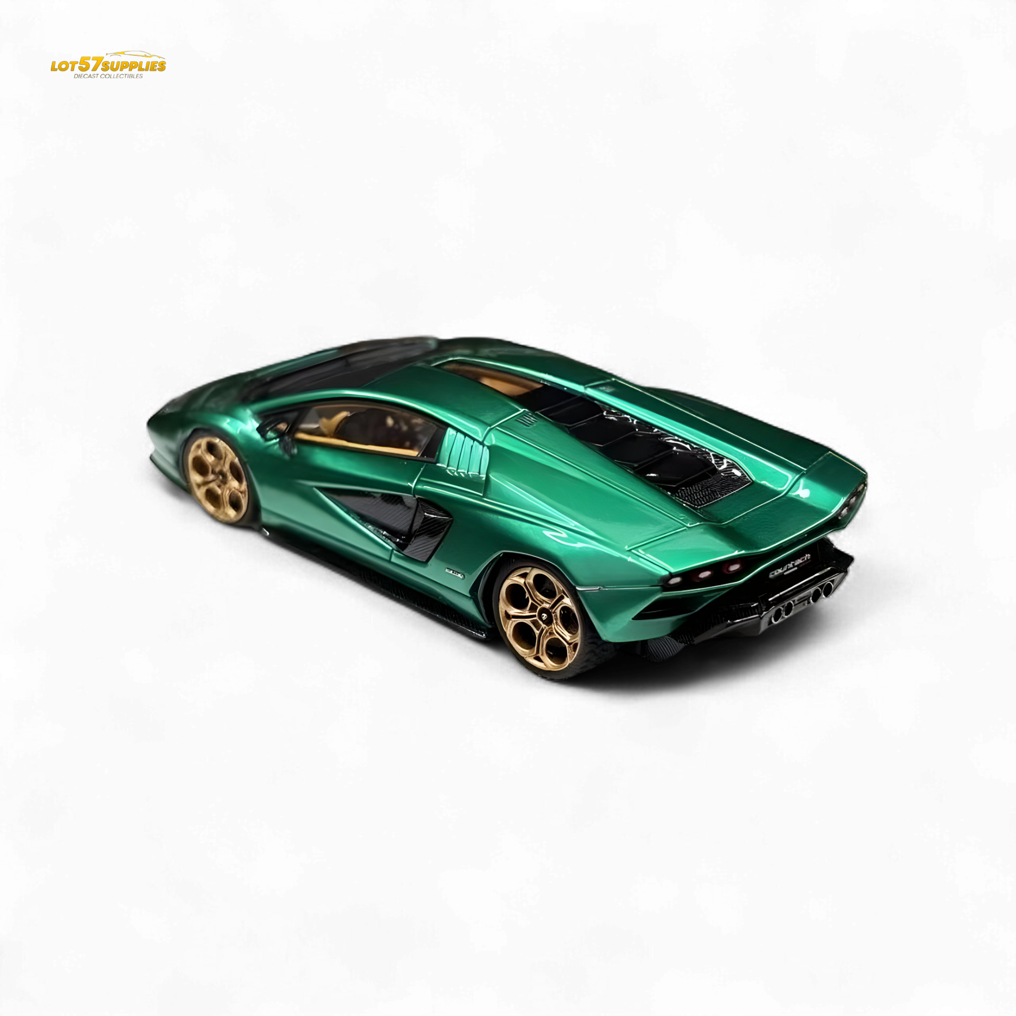FuelMe Model Lamborghini Countach LPI 800-4 Verde Arbete 1:64