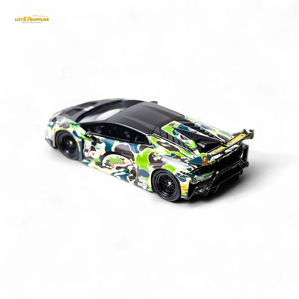 Flame Lamborghini Huracan LP610-4 LWBK WideBody Camouflage 1:64