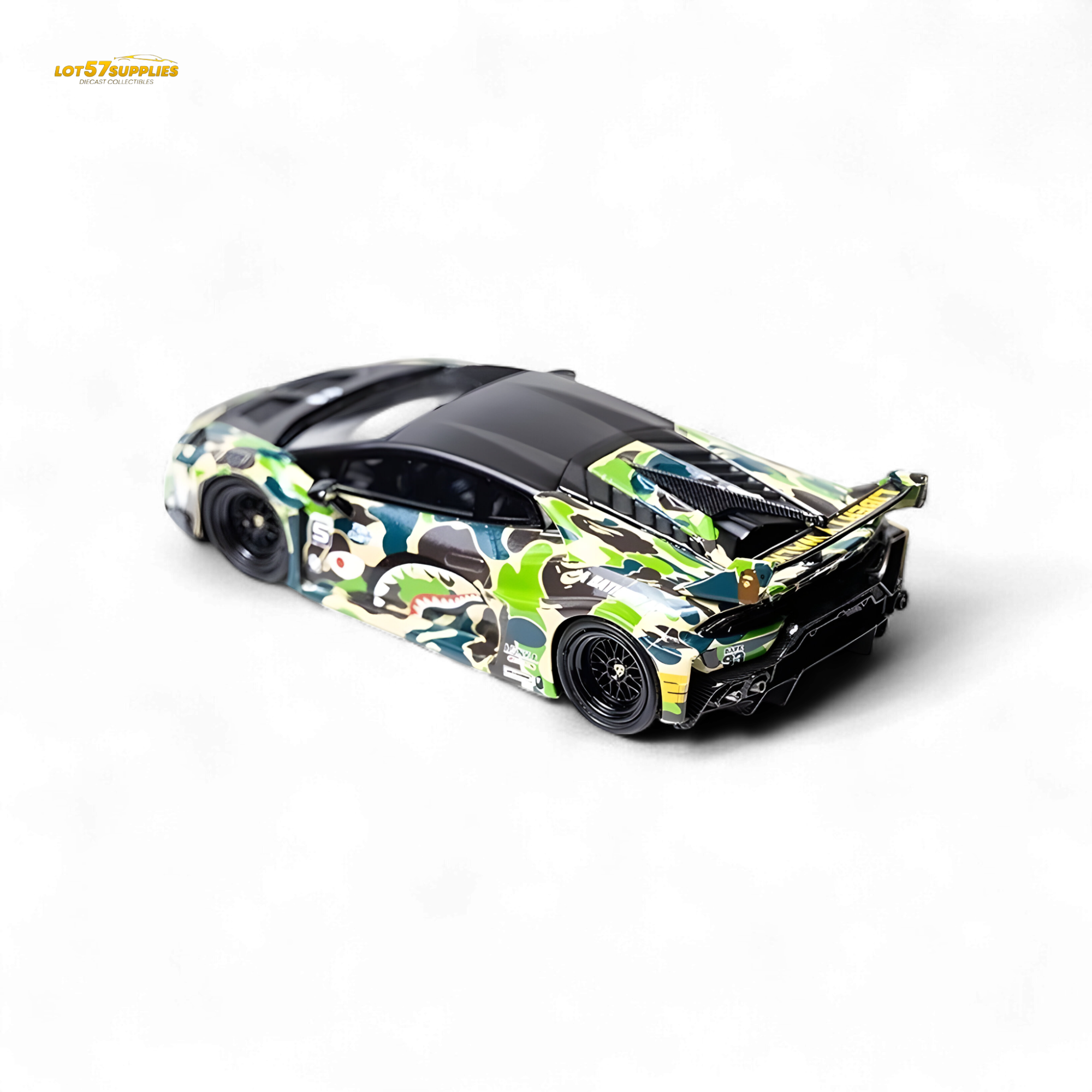 Flame Lamborghini Huracan LP610-4 LWBK WideBody Camouflage 1:64