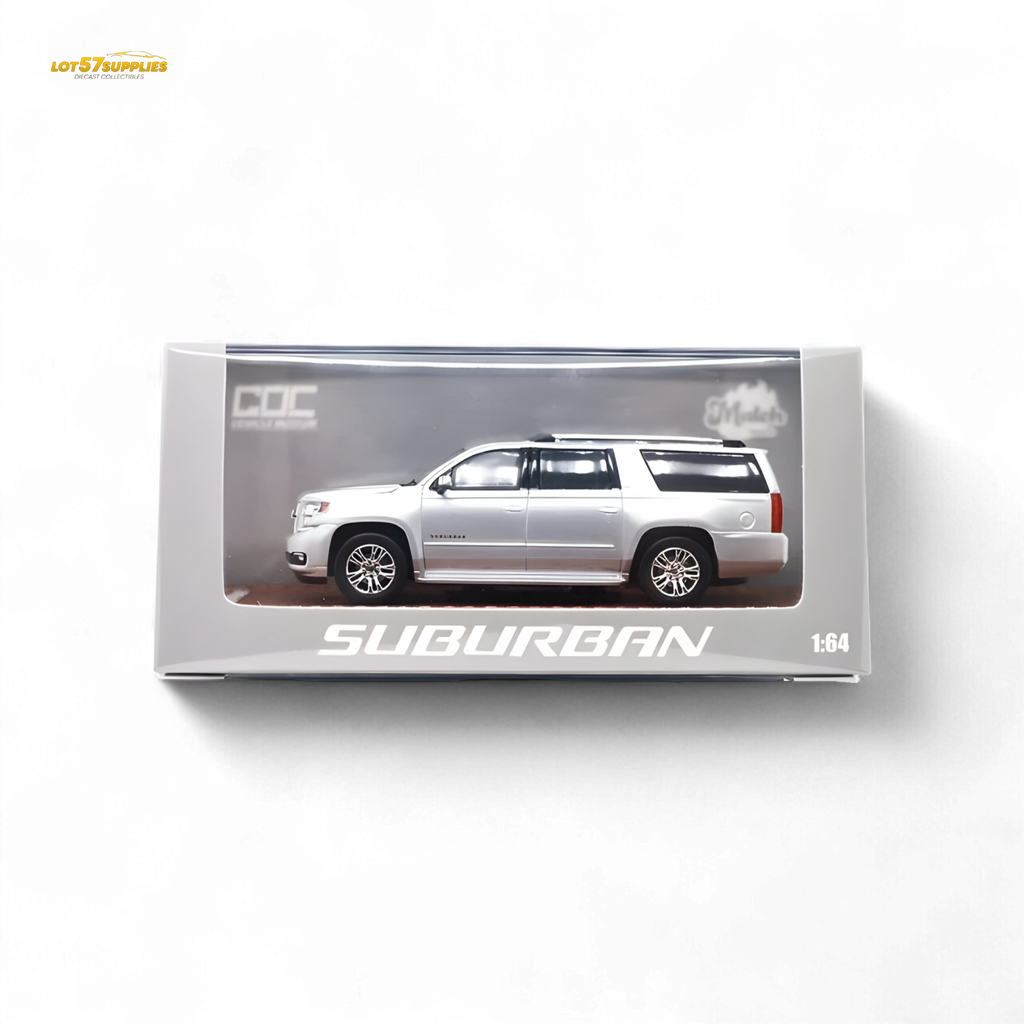 GOC Chevrolet Suburban 2015 Silver 1:64
