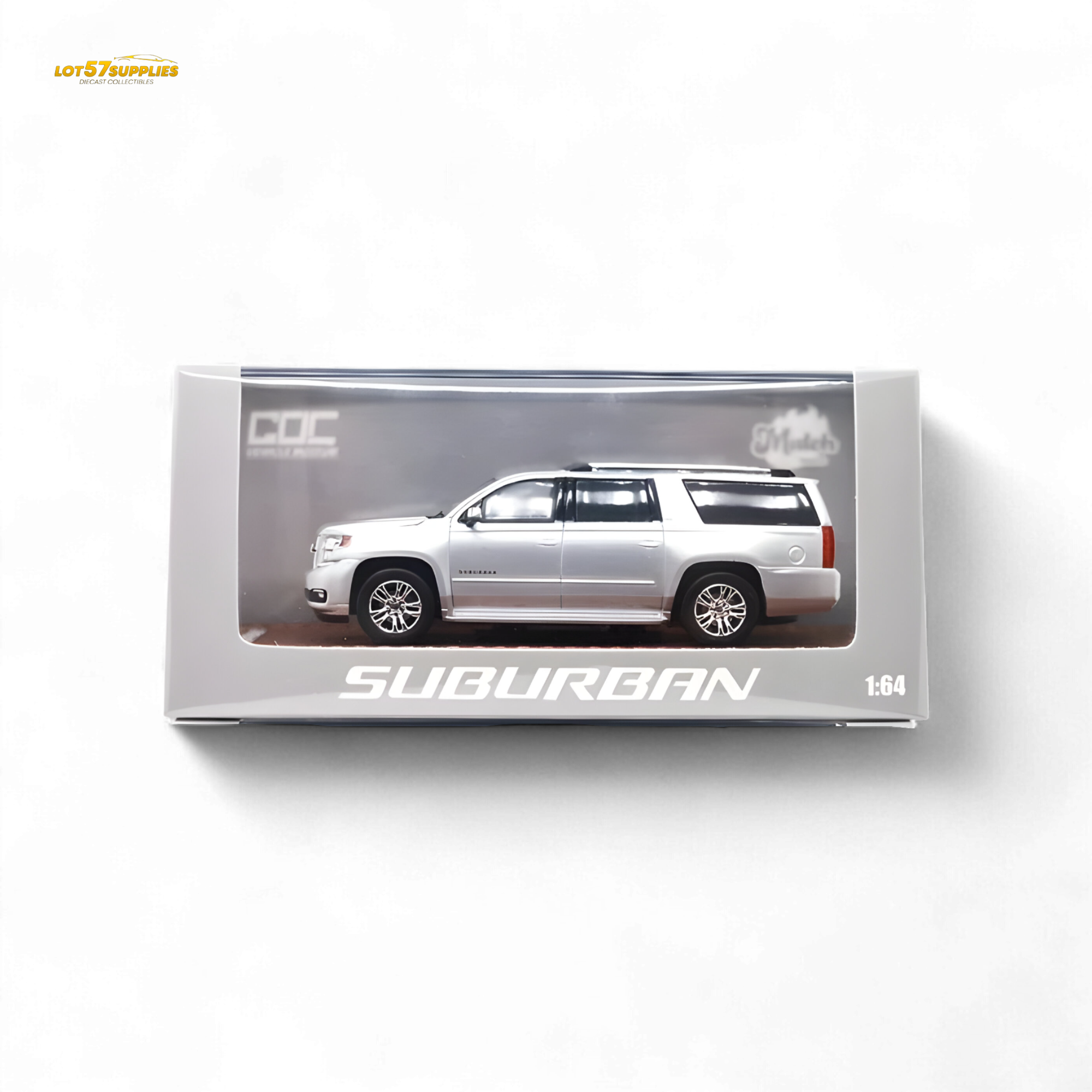 GOC Chevrolet Suburban 2015 Silver 1:64