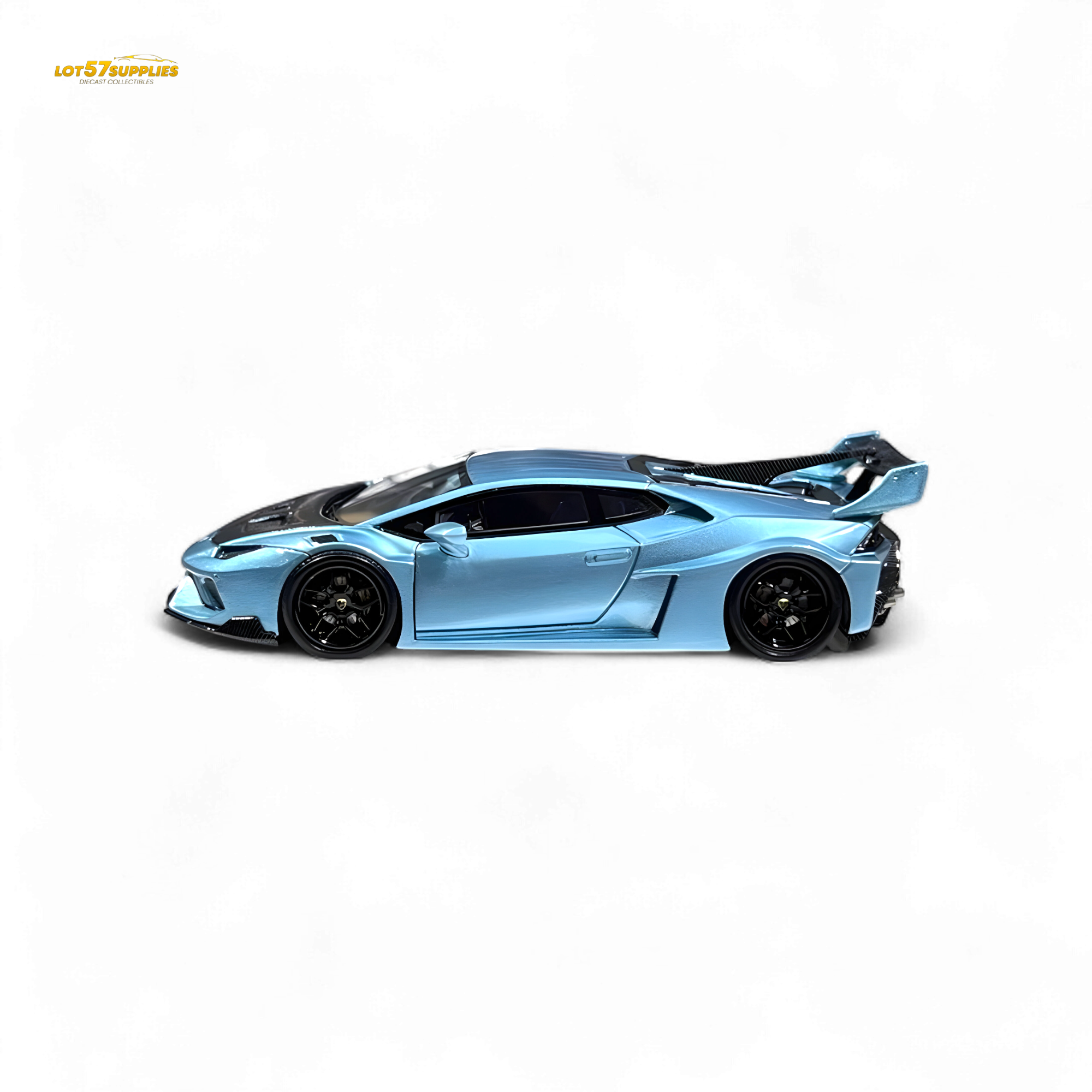 Flame Lamborghini Huracan LP610-4 ICE BLUE 1:64