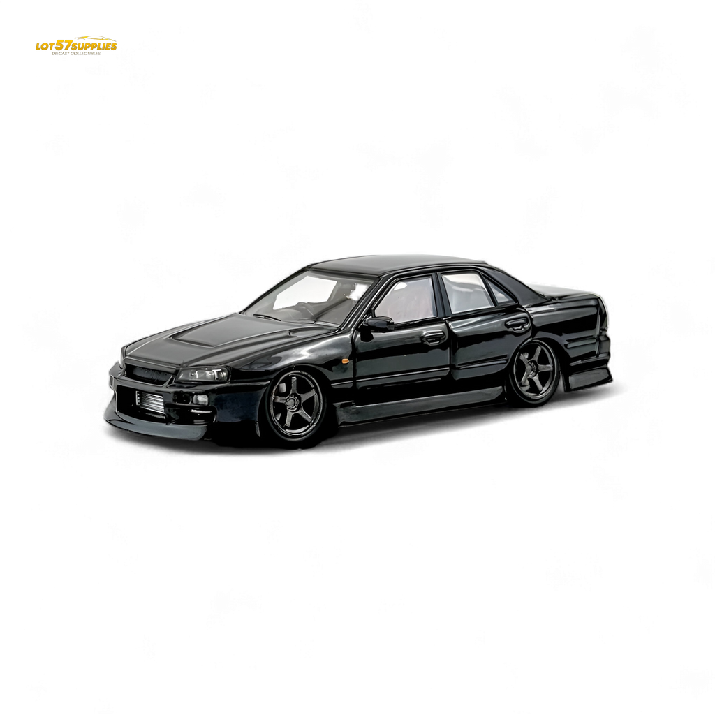 Mortal ER34 Skyline Uras Metallic Black 1:64