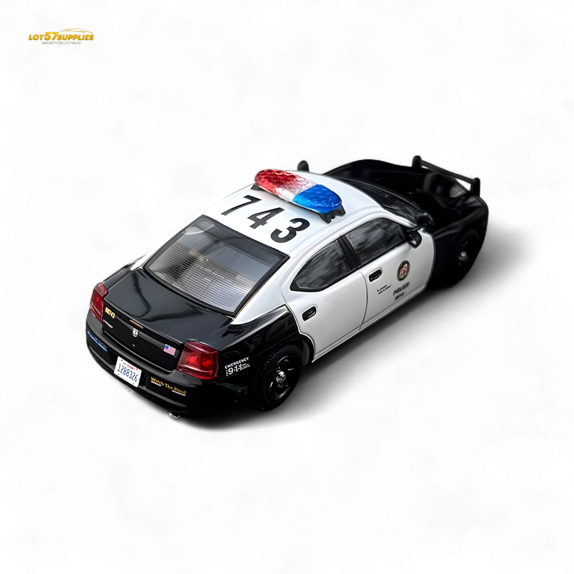Rollin Dodge Charger 06 LAPD 1:64