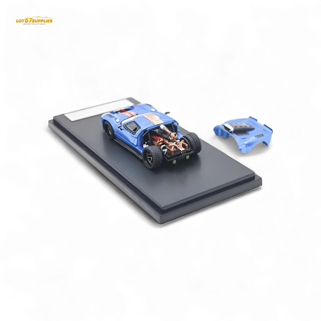 Rhino Model Ford GT40 Blue 1:64