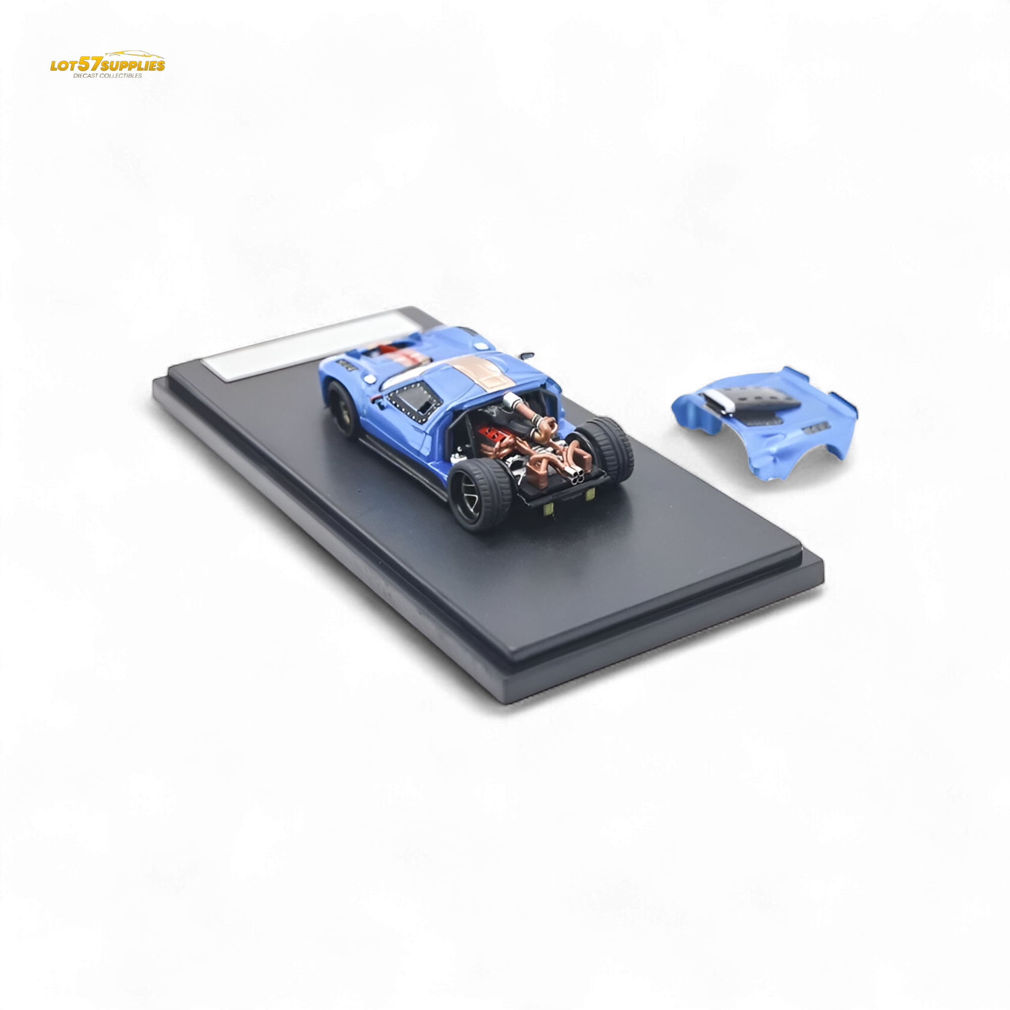 Rhino Model Ford GT40 Blue 1:64
