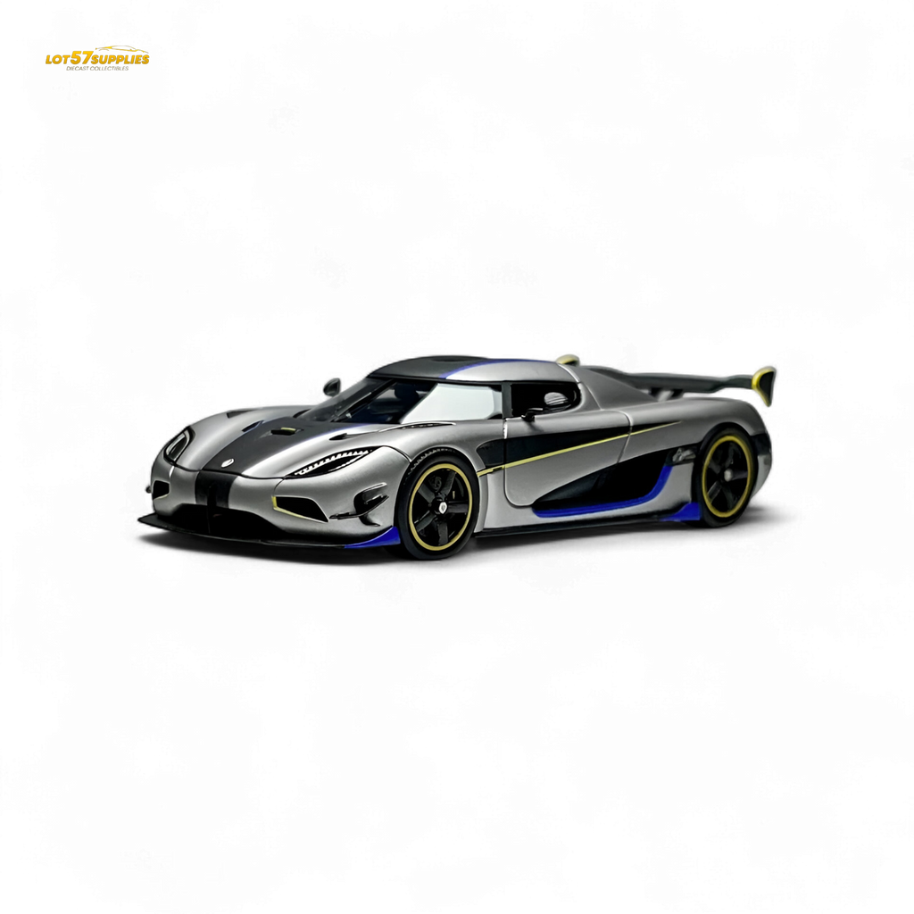 Guo Ji Agera RS Matte Silver Gray 1:64