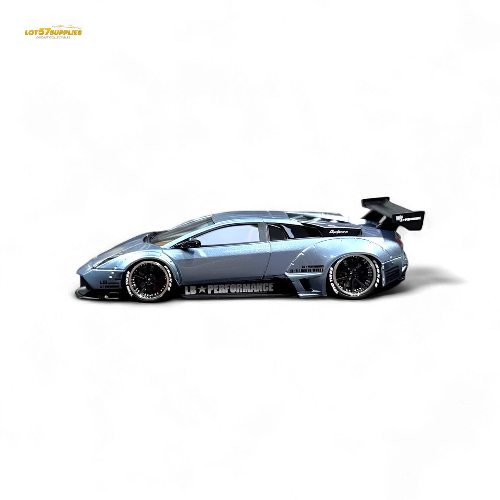 404ERROR Lamborghini Murcielago LBWK Ice Blue 1:64