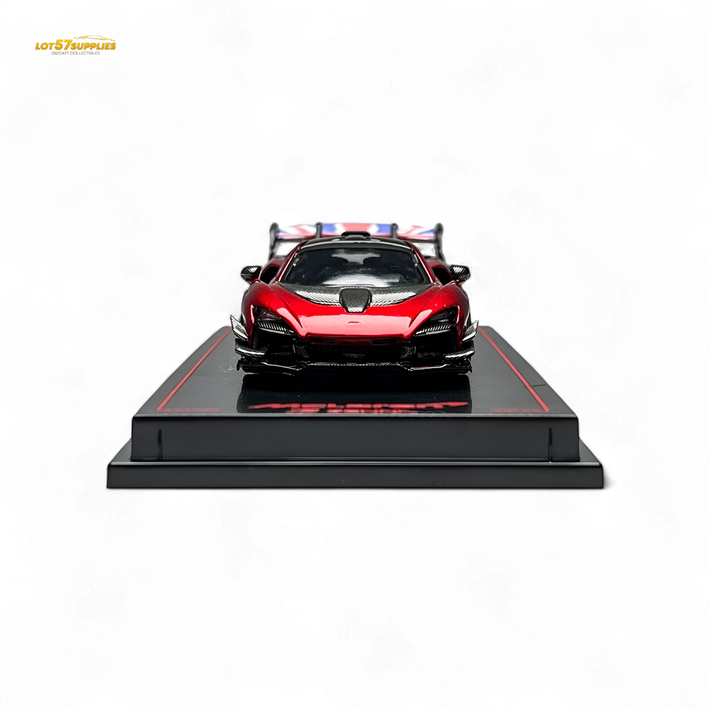 CM Model McLaren Senna GTR Metallic Red 1:64