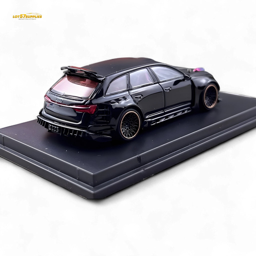 DCM Audi RS6 Wagon Metallic Black 1:64
