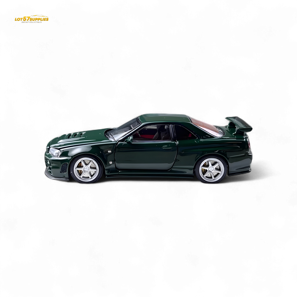 PGM Nissan GTR R34 Z-TUNE British Green 1:64