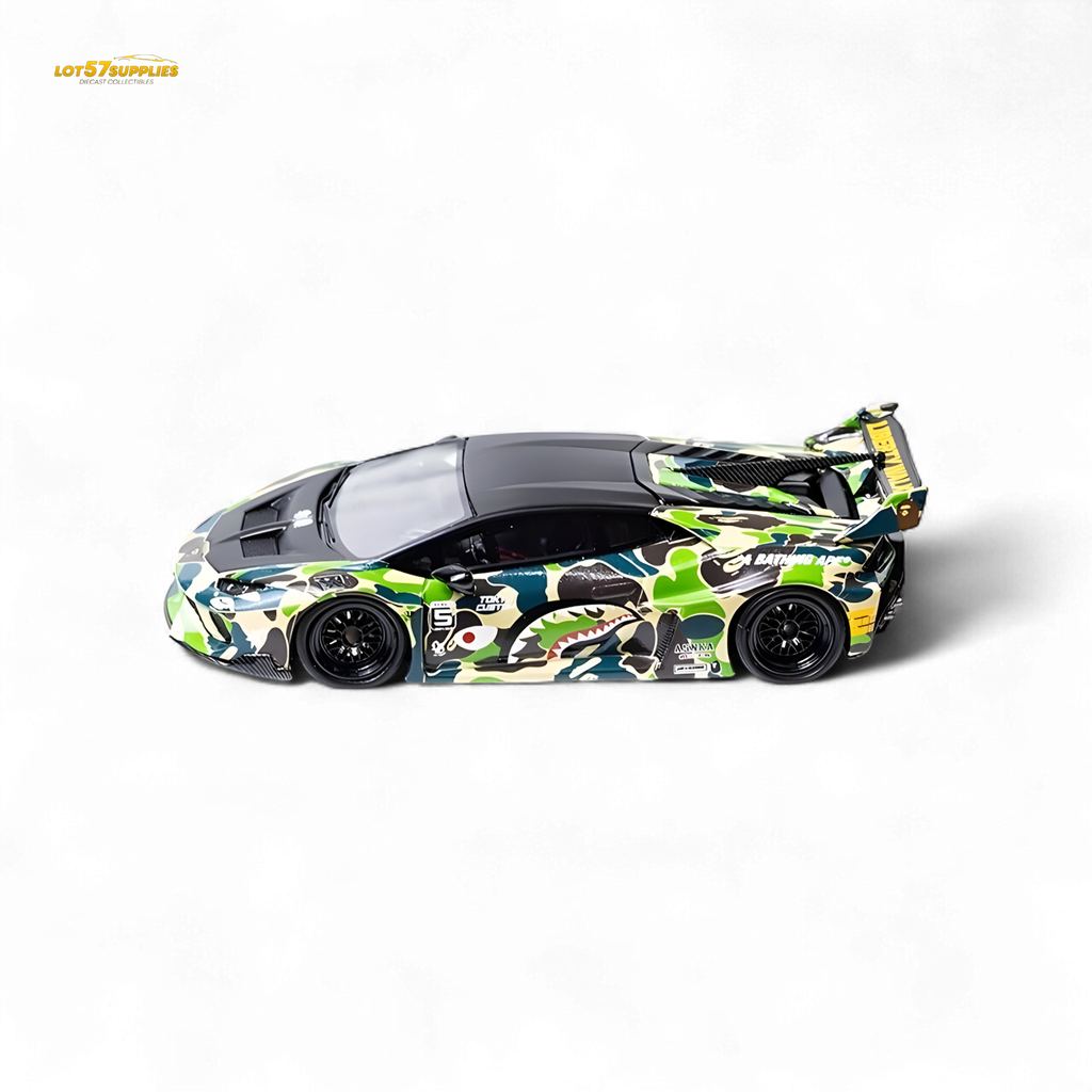 Flame Lamborghini Huracan LP610-4 LWBK WideBody Camouflage 1:64